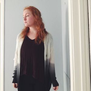 Ya Los Angeles dip-dyed cardigan
